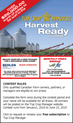 Harvest Ready Contest announces first winner
